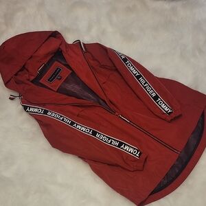 Tommy Hilfiger Deep Red Hooded Jacket
